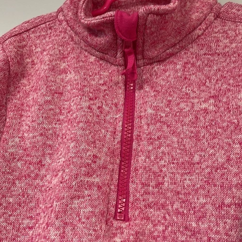 Athletic Works PINK half- Zip   sweatshirt  / Jacket with Pockets,  Girls 7-8